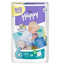 Подгузники Bella Baby Happy, размер Junior Extra (16+ кг) 54 шт