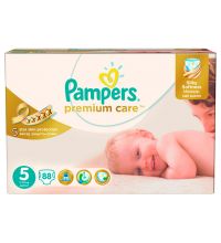 Подгузники Pampers Premium Care Junior (11-18 кг) Мега Упаковка 88 шт