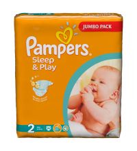 Подгузники Pampers Sleep & Play Mini (3-6 кг) Джамбо Упаковка 88 шт
