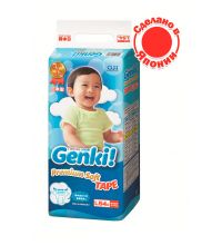Подгузники Genki размер L (9-14 кг) 54 шт