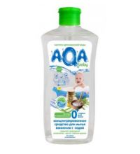 Концентрированное средство Aqa Baby для мытья ванночек, с содой, 500 мл