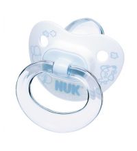 Пустышка Nuk Baby Blue для сна с кольцом силикон р. 2 с 6 мес.