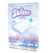 Гигиенические пеленки Skippy Light 60x60 см, 10 шт