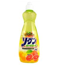 Жидкость для мытья посуды, овощей и фруктов Kaneyo Грейпфрут, 600 мл