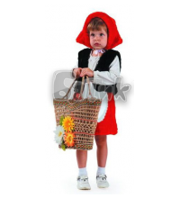 Детский карнавальный костюм Батик Красная Шапочка, размер 28 (110 см), арт. 111