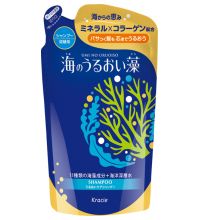 Шампунь восстанавливающий Kracie Umi No Uruoiso с экстрактами морских водорослей, сменная упаковка, 420 мл
