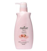 Шампунь для сухих волос восстанавливающий Kracie Naive с экстрактом персика и маслом шиповника, 550 мл