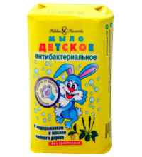 Мыло детское туалетное Невская косметика антибактериальное 90 г