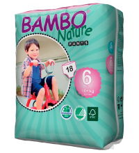 Трусики Bambo Nature размер 6 (18+ кг) 18 шт
