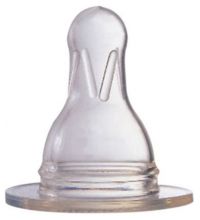 Соска Baby Nova силиконовая круглая для молока универсальный размер (2 шт)
