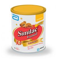 Лечебная смесь Similac Isomil на основе изолята белков сои 0-12 мес. 400 г