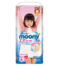 Трусики для девочек Moony BIG (12-17 кг) 38 шт