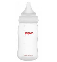 Бутылочка для кормления Pigeon Перистальтик плюс с широким горлом 240 мл
