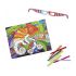 Набор раскрась по цветам Melissa&Doug Животные с 3D очками