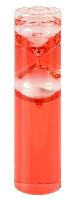 ST9001R Песочные часы-жидкие, 1 мин (красный)