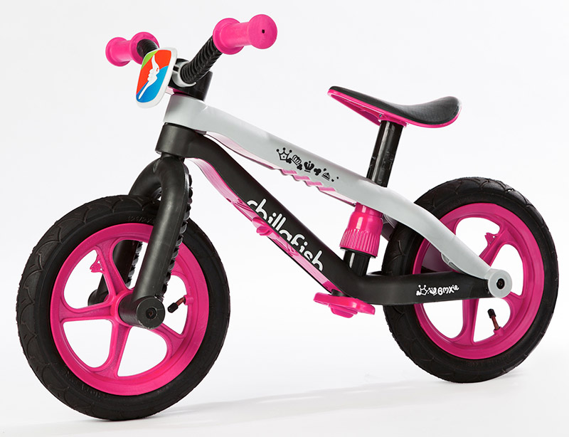 159523 Легкий детский беговел в стиле трюкового Chillafish BMXie (Бээмыкси)(розовый)