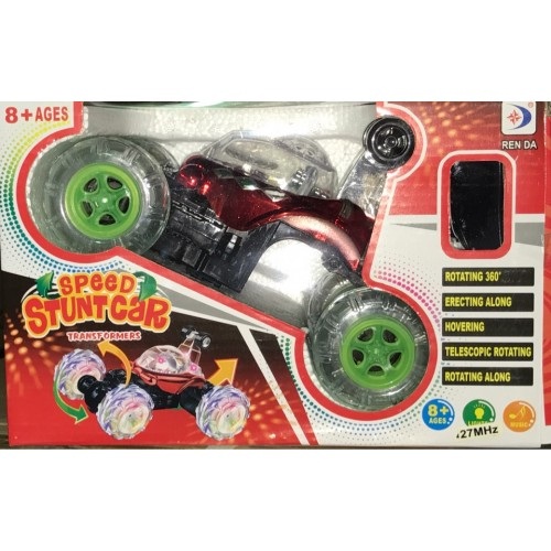 RD970-3 Машина-перевертыш с мыльными пузырями на  р/у 29 см