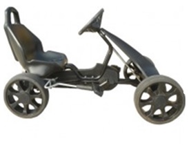 VM-TVLNR-001-BLACK Веломобиль одноместный TVL Night Racer (черный)