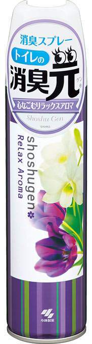 Освежитель-аэрозоль для туалета Kobayashi Shoshugen Spray RelaxAroma, 280 мл