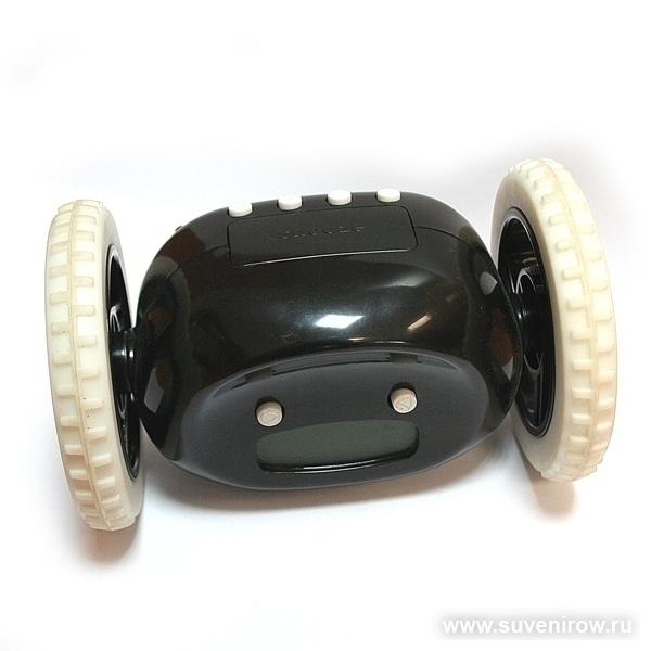 CBS001-003C20-93485 Убегающий будильник (черный)