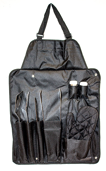 CBS001-008C24-95188 Фартук барбекю (металл черный)