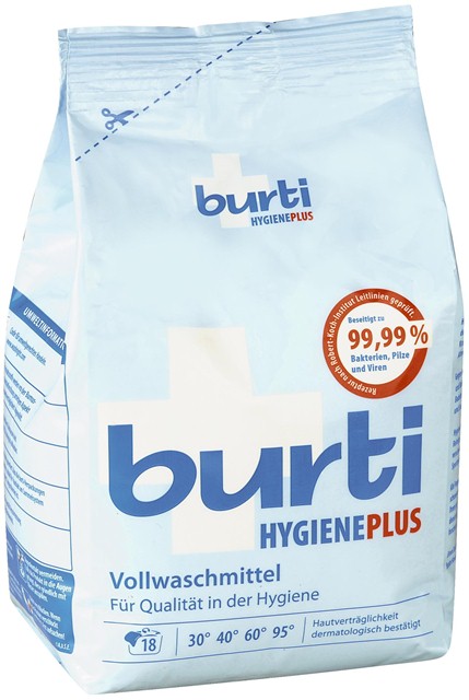 Стиральный порошок Burti Hygiene Plus дезинфицирующий 1.1 кг 