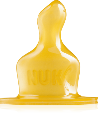 Соска Nuk CLASSIC Air System, латексная (со средней дырочкой для молока) р. 2 с 6 мес