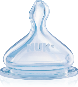 Соска Nuk First Choice Air System L силикон (большая дырочка для густого питания) р. 1 с рождения - широкое горлышко