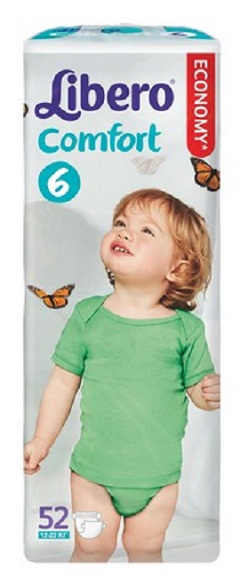 Подгузники Libero comfort размер XL (12-22 кг) 52 шт