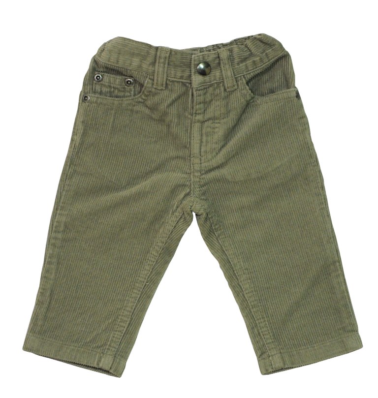 Брючки Bebepan вельветовые классика ( цвет серый и хаки) 12-18 мес. арт. 7605_12-18