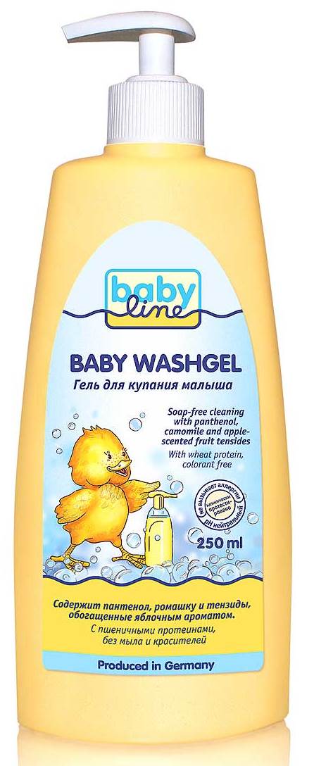 Гель для купания детский Babyline с дозатором 500 мл