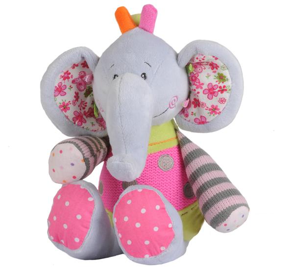 Игрушка BabyOno Мягкая велюровая "Слоненок большой" 9885