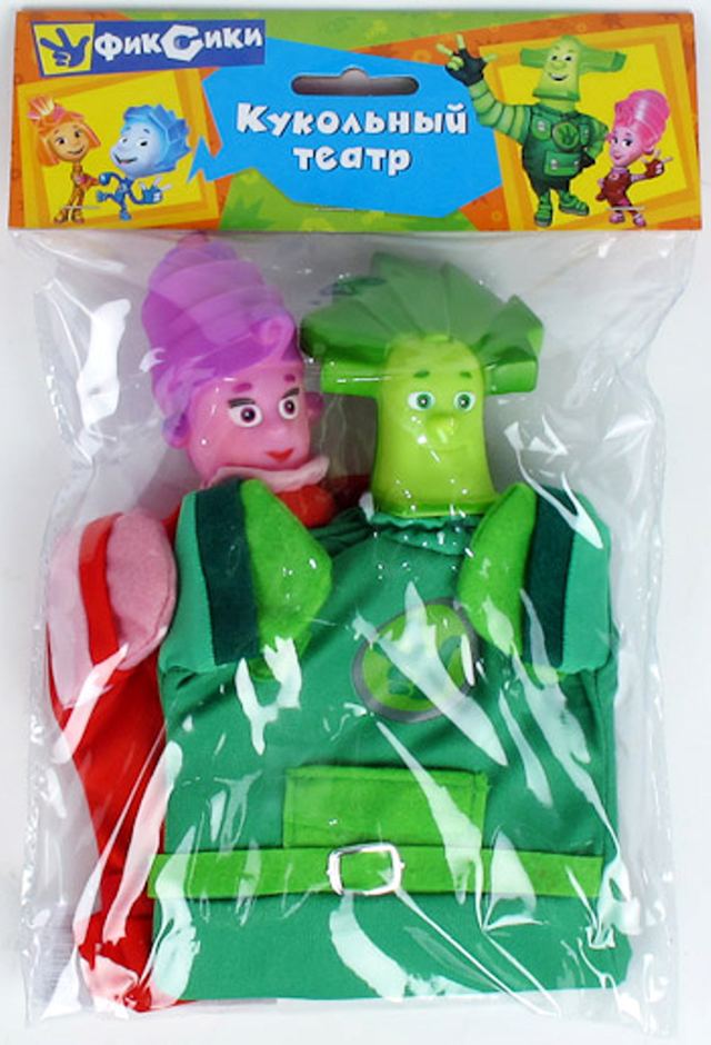 Игровой набор Играем вместе кукольный театр: Папус и Мася (из м/ф "Фиксики")