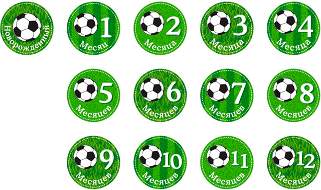 Набор наклеeк для мальчиков Stick n Click «Футбол»