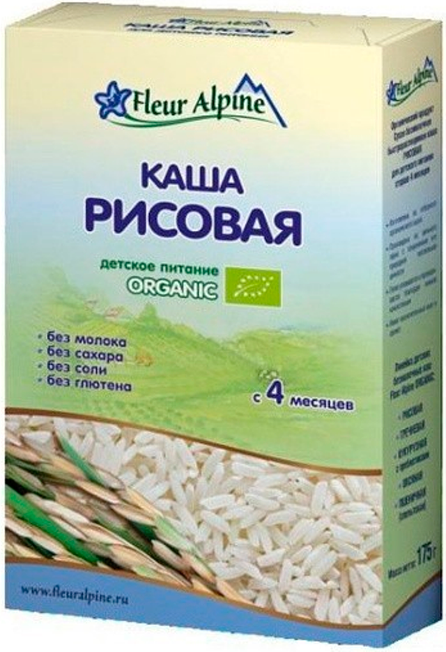 Каша Fleur Alpine Рисовая Organic с 4 мес. 175 г