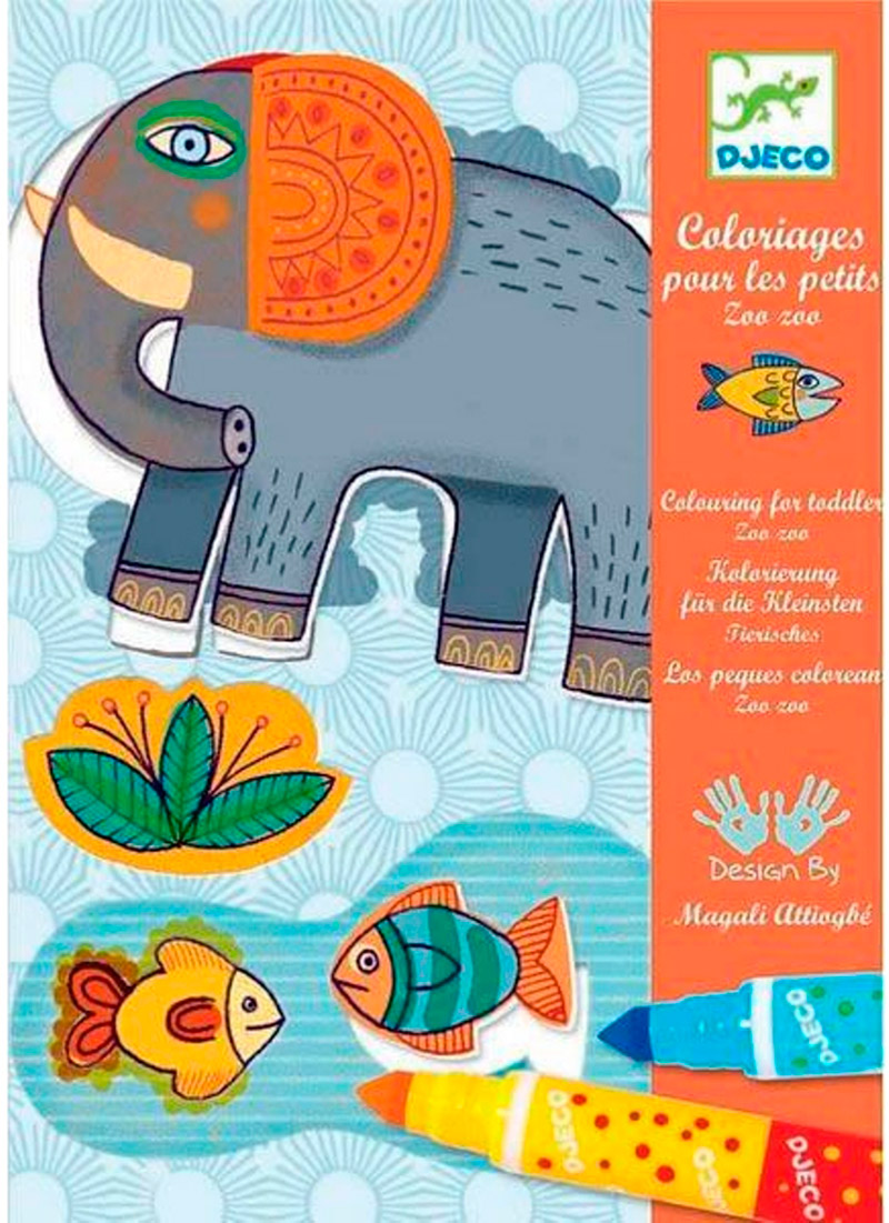 Набор для творчества Djeco для малышей Зоопарк 08990