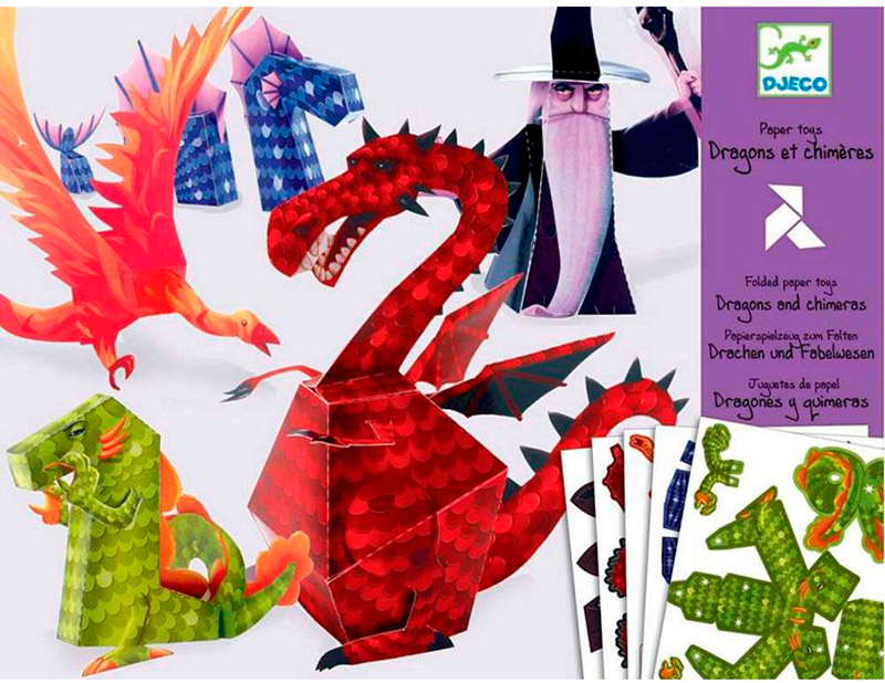 Волшебная Бумага Djeco Драконы 09673