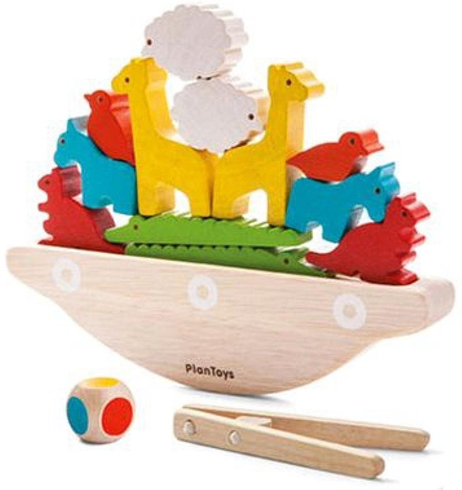 Головоломка Plan Toys Балансирующая лодка 5136