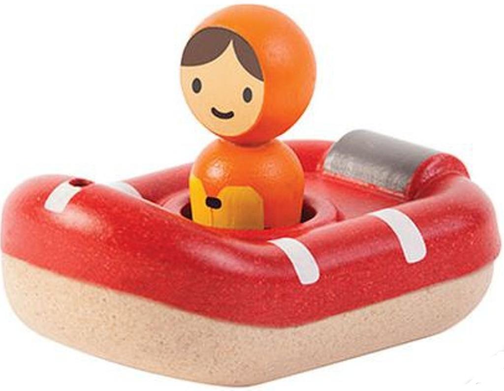 Игрушка деревянная Plan Toys Катер береговой охраны 5668