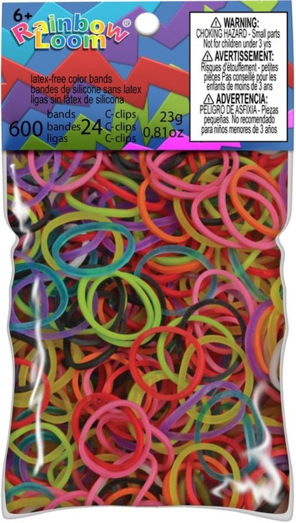 Резинки Rainbow loom Микс B0002(697)