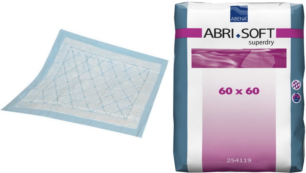 Пеленки Abri-Soft впитывающие Superdry 60x60 см 60 шт