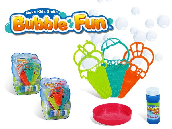 Набор для пускания мыльных пузырей Bubble Fun с формочками
