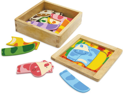 Игрушка с пазлами Im Toy Корова 20070