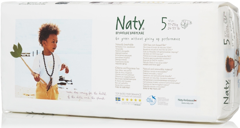 Подгузники Naty размер 5 (11-25 кг) 42 шт