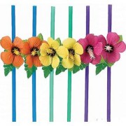 Трубочка для коктелей Весёлая затея Гибискус