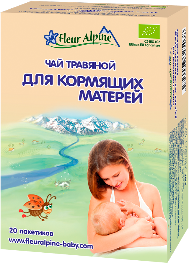 Чай для кормящих мам Fleur Alpine травяной Органик "Для кормящих матерей" 30 г