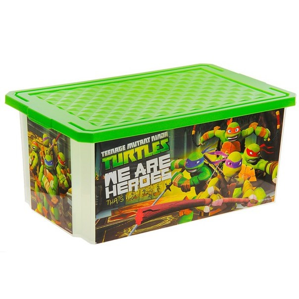 Ящик для хранения игрушек ToyMart X-BOX Черепашки Ниндзя 12л. 0026LA-TN