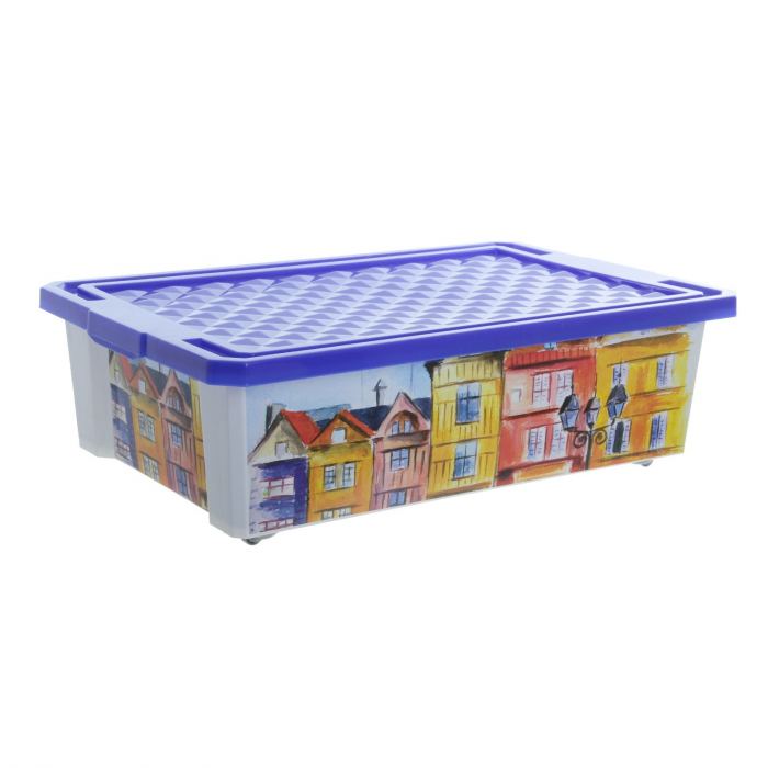 Ящик для хранения ToyMart Optima Город 30л. 2585BQ-ГР