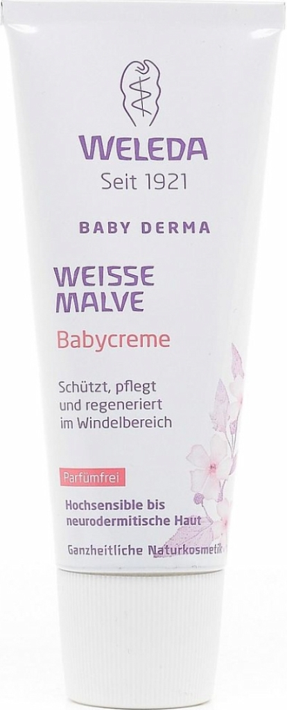 Крем детский для гиперчувствительной кожи Weleda в области пеленания с алтеем 50 мл