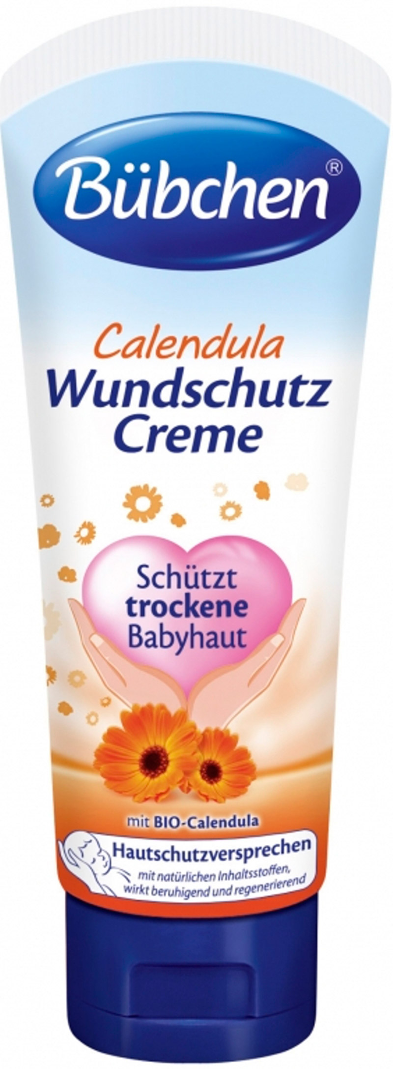 Защитный крем специальный Bubchen Календула БИО с рождения 75 мл